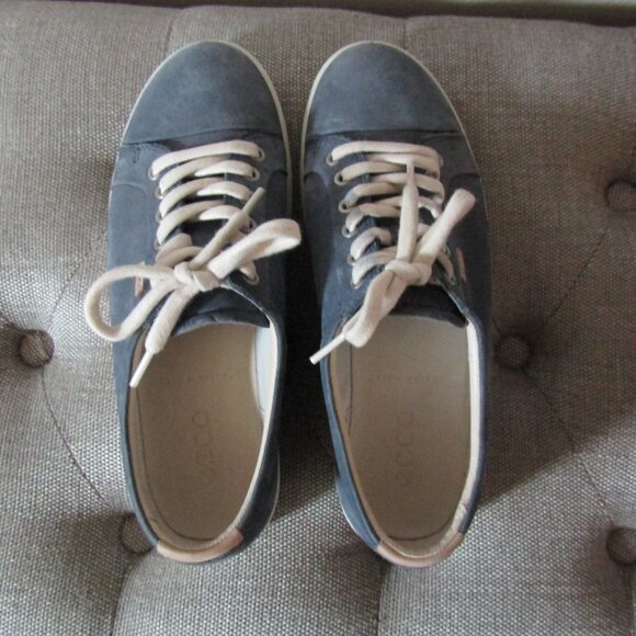 ECCO Nubuck Leather Sneaker EU 40/US 9 - Picture 7 of 13